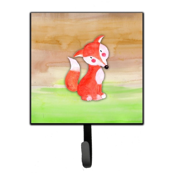 Carolines Treasures Fox Watercolor Leash or Key Holder BB7436SH4 - main